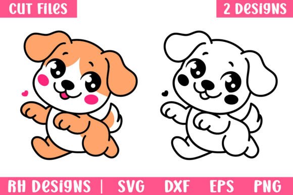 Cute Dog SVG Puppy SVG Cut File