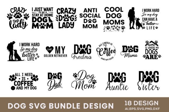 Dog SVG Bundle Design 2