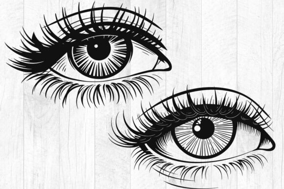 EYE with the Reflected Silhouette
