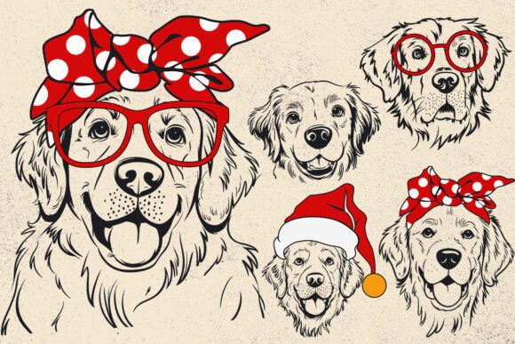Golden Retriever SVG for Real Projects