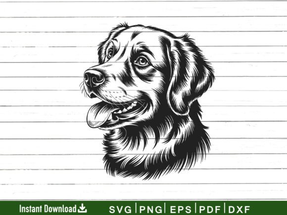 Golden Retriever SVG for Real Projects