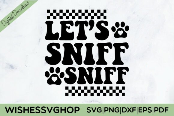 Let’s Sniff, Dog SVG PNG