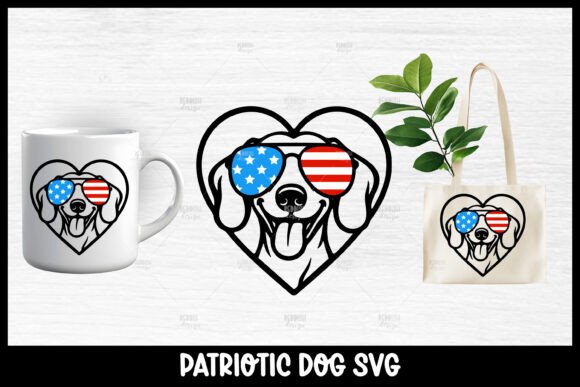 Patriotic Dachshund Dog SVG